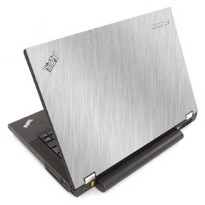 BRUSHED ALUMINUM Vinyl Lid Skin Cover fits IBM Lenovo ThinkPad T440P Laptop - Picture 1 of 1