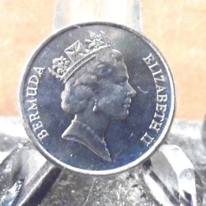 UNCIRCULATED 1995 5 CENT BERMUDA COIN (20322)#5....FREE DOMESTIC SHIPPING!!!! - Picture 1 of 2
