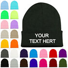 Chapeau Beanie hommes broderie personnalisée logo texte hiver bonneterie chapeau pour femmes