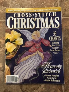 Cross Stitch Christmas Pattern Magazine Vintage 1995 - 35 charts - Bild 1 von 3