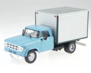 Dodge D-400 Box Van Light Blue / Grey 1:43 Model WB275T WHITEBOX - Picture 1 of 4