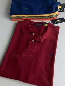 PRL Polo Ralph Lauren Jungen Netz Poloshirt kurzärmelig Kinder Top Pony - Bild 1 von 7