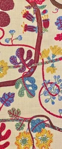 SVENSKT TENN JOSEF FRANK Baranquilla white printed linen Stockholm remnant I new - Picture 1 of 1
