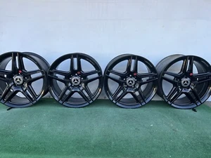 MERCEDES BENZ AMG W204 4Matic C250 C300 C350 C63 18" GENUINE 0EM WHEELS RIMS SET - Picture 1 of 11