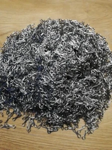 Loops, Ösen für Bleigewicht Form 1,2mm Edelstahl 200 St.+ 200st Big Eye Wirbel - Bild 1 von 11