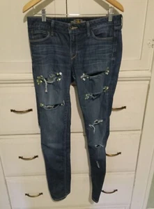 Jeans donna effetto invecchiato marca Lucky 10/30 Lola skinny blu - Foto 1 di 12