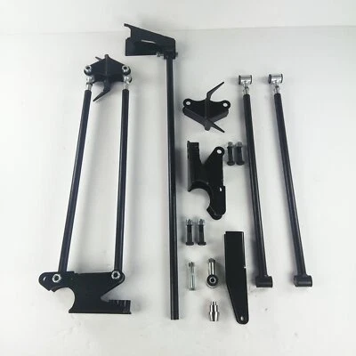 Kit de cuatro 4 eslabones de suspensión trasera paralela para Lincoln 61-72 se adapta a amortiguadores TCI Foto 1 de 4