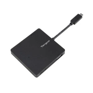 Targus USB-C Interface Hub 500Mbit/s 3 USB 3.0 1 USB-C Black ACH924EUZ - Picture 1 of 4