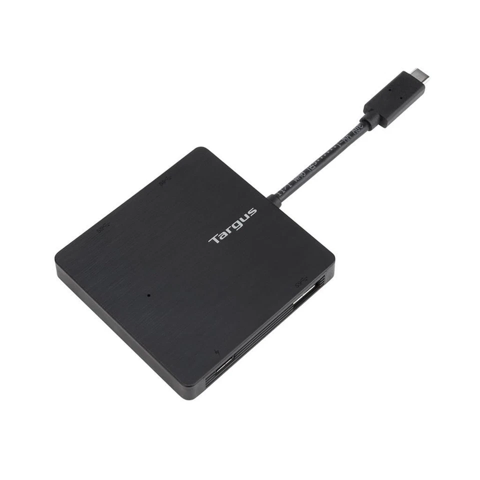 Targus USB-C Interface Hub 500Mbit/s 3 USB 3.0 1 USB-C Black ACH924EUZ - Image 1 of 4