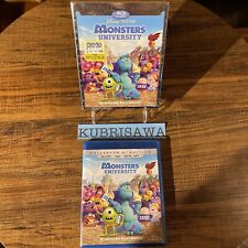MONSTERS UNIVERSITY (2013) 3-Disc Collector's Edition Blu-ray + DVD Slipcover