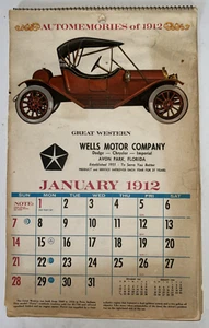 Calendario Vintage 1968 Dodge - Chrysler - Imperial Wells Motor Co. Avon Park, FL - Foto 1 di 16