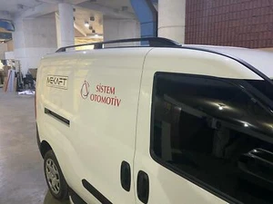 For Dodge Ram Promaster City Black Aluminium Roof Rails Side Bars Rare 2015 > UP - Picture 1 of 2