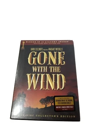 Gone With the Wind (DVD 2004, 4-Disc Collectors Edition) Clark Gable -New Sealed - Image 1 of 4