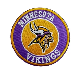 Minnesota Vikings NFL Football Team Logo zum Aufbügeln Aufnäher Patch - Bild 1 von 3
