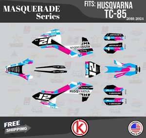 Graphics Kit for  Husqvarna TC85 (2018-2022) Masquerade - CM - Picture 1 of 6