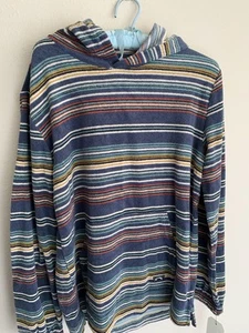 NWT L Kid Billabong Flecker Beach Towel Sweatshirt Hoodie Boys Large Adult Small - Picture 1 of 7