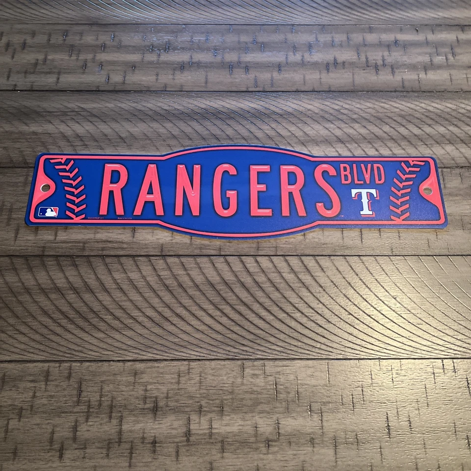 MLB TEXAS RANGERS SIGN 17” X  4.5” - Image 1 of 1