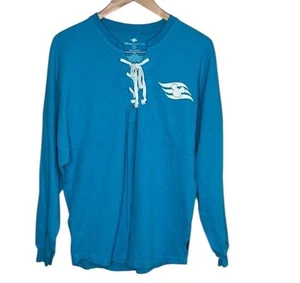 Disney Cruise Line by Spirit Jersey blau Spitze langarm Gr. M MAKEL - Bild 1 von 6