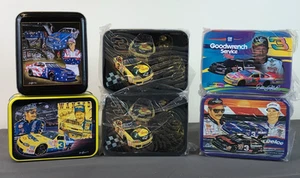 6 Tin Box/2 Car Sets 1:64 Diecast DALE EARNHARDT BASS PRO/GOODWRENCH/WRANGLER ++ - Picture 1 of 23
