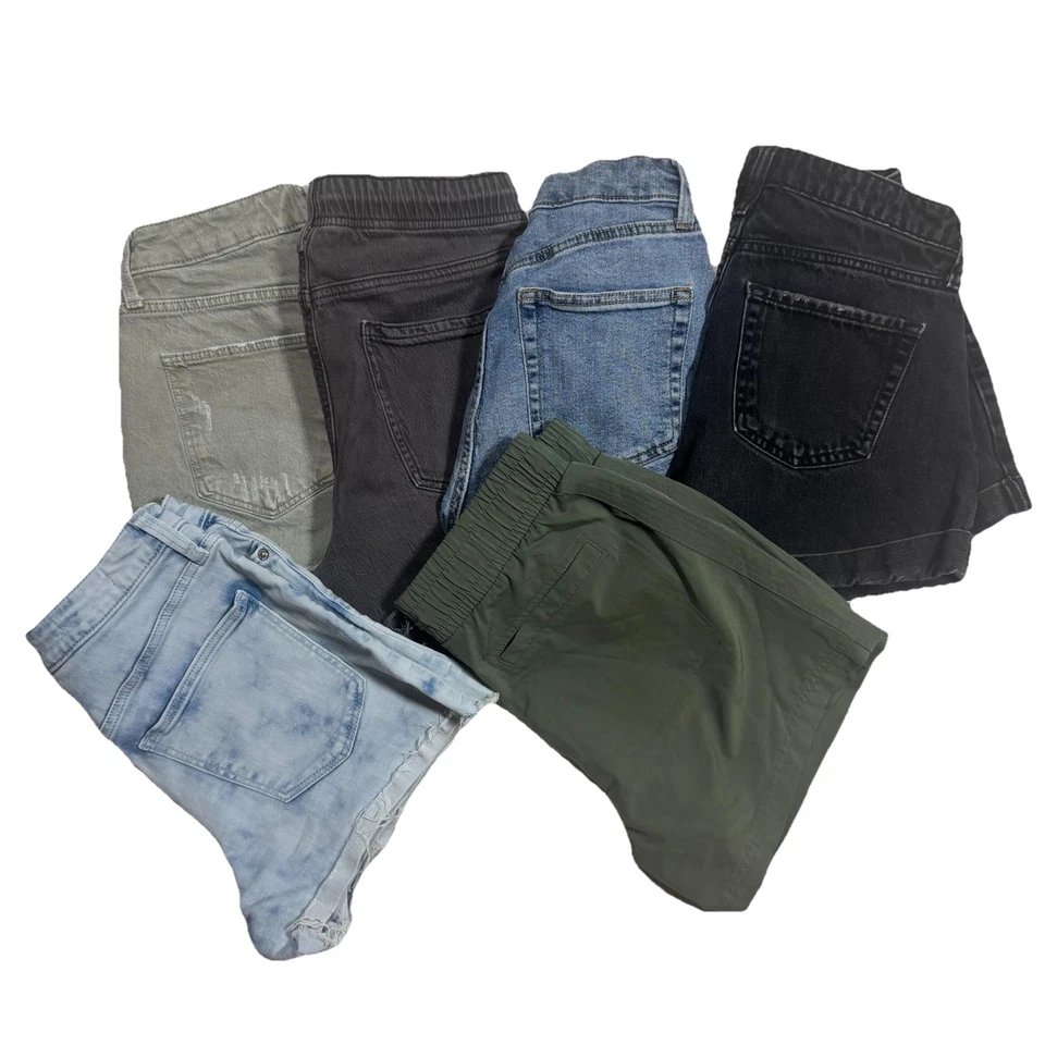 Lot of 6 Women’s Teen Jean Shorts American Eagle Wild Fable Size 4 Small Casual - Image 1 of 4