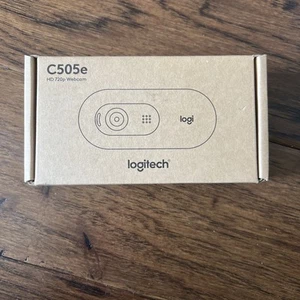 Logitech C505e HD Wired Business Webcam with 720p & Long-Range - Afbeelding 1 van 2
