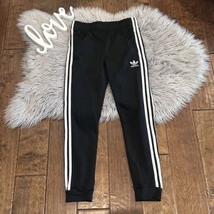 Adidas Originals Trefoil Track Pants Youth Size Medium 11-12 Years 3 Stripes - Picture 1 of 5
