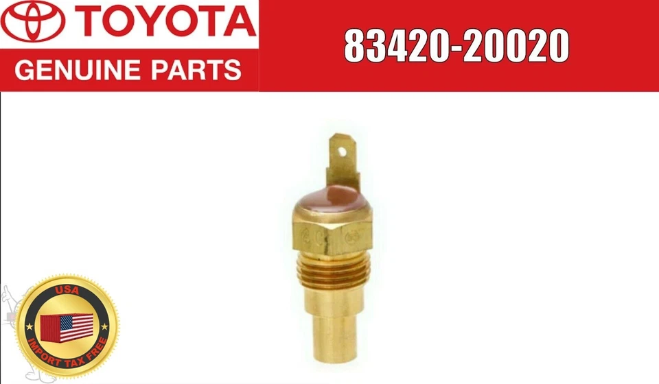 Medidor transmisor temperatura agua genuino Toyota Corolla CP cupé AE86 OEM Japón Foto 1 de 4