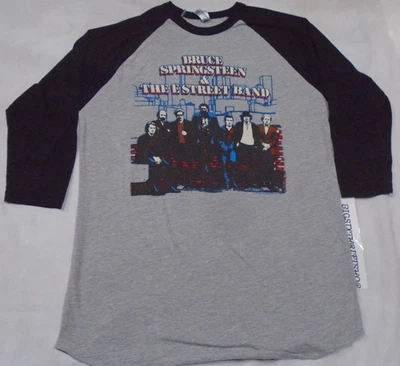 Bruce Springsteen E Street Band The River 2016 Tour Raglan Baseball Shirt Large - Image 1 of 2