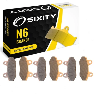 Front + Rear Sintered Brake Pads 2006-2011 Hyosung GV650 Set Full Kit  bv - Image 1 of 4