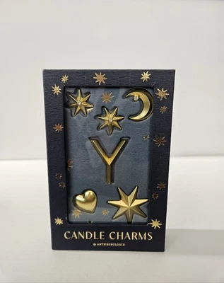 Anthropologie Candle Charms Monogram Gold Tone Letter "Y" New in Box.  - Image 1 of 4