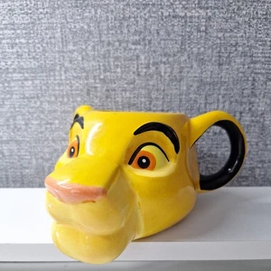 Disney Lion King Simba 3D Head Shaped Ceramic Mug. No Box - Picture 1 of 5