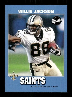 2001 Upper Deck Vintage Saints 105 Willie Jackson BXCP38 - Image 1 of 2