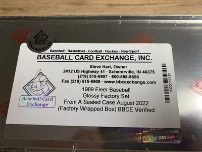 1989 Fleer Glossy Collectors Edition Tin Set BBCE Certified from a Sealed Case - Image 1 of 4