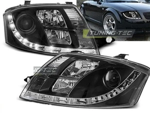 Ajovalot LED DRL Etsi for AUDI TT 8N 99-06 Daylight Black LPAU50WL XINO US - Foto 1 di 13