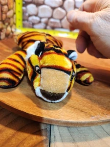 GROSSE KATZEN REGIEREN DEN DSCHUNGEL SCHWARZ GESTREIFTER BENGALISCHER TIGER PLÜSCHTIER 7 ZOLL - Bild 1 von 9