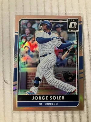 2016 Panini Donruss Optic Orange #’d 10/199 Jorge Soler #98 - Image 1 of 2
