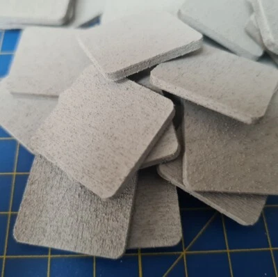 1:12th Scale Dolls House Diorama Paving Patio Slabs, Concrete Effect x 25 - Image 1 of 4