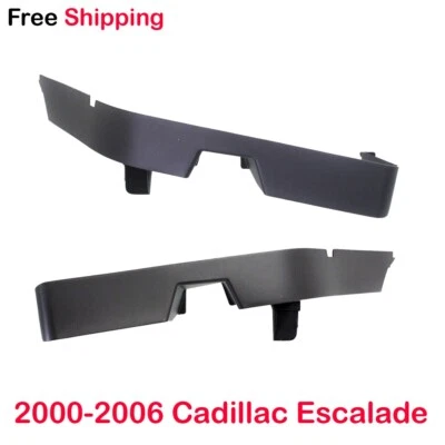 For 2000-2006 Cadillac Escalade Front Left & Right Bumper Filler Plastic 2Pc - Image 1 of 4