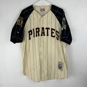 VTG 90s Roberto Clemente Pittsburgh Pirates Mirage 1996 25th MLB Baseball Jersey - Picture 1 of 6