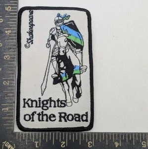Vintage Shakespeare Knights of the Road Embroidered Patch - Picture 1 of 2