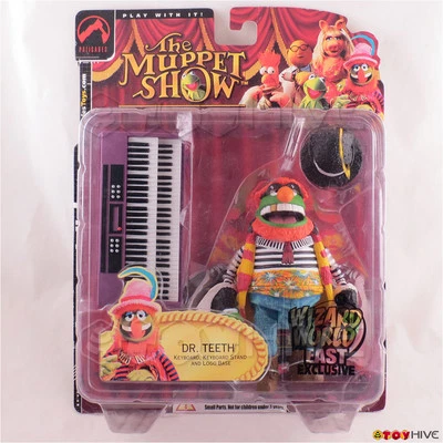 Muppet Show Electric Mayhem Dr. Teeth Wizard World Exclusivo por Palisades - usado Foto 1 de 4