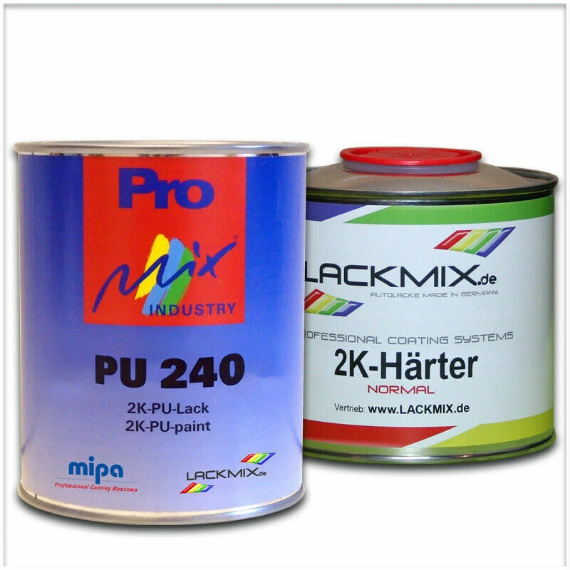 1,5 Kg 2K-Acryl-Autolack - 2er Set / Farben für Porsche / (Mipa PU 240-90) - Bild 1 von 1