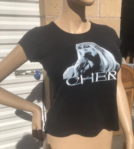 Vtg 2003? Cher Concert Tour black Shirt Pop Singer XL Kavio - Picture 1 of 5