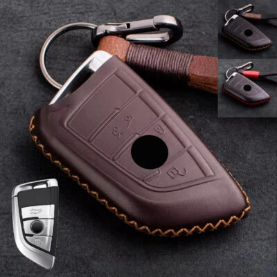 Funda de cuero genuino para llave de coche para BMW X2 X3 X4 2 3 4 5 6 7 X6 X7 X4 X5 M5 Foto 1 de 4