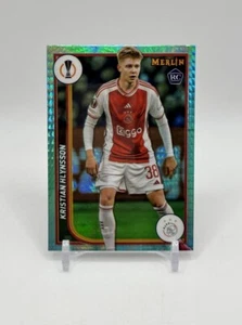 2023-24 Topps Merlin UEFA Club Competitions - Aqua Prism #109 Kristian Hlynsson - Picture 1 of 4