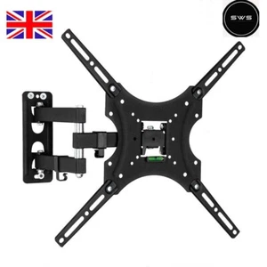 Swivel TV Wall Mount Bracket For 26 32 40 42 50 52 55 Inch 3D LCD LED Plasma UK - Picture 1 of 13