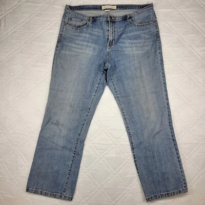 Jeans Venezia cintura baixa bootcut azul tamanho 18 médio - Imagem 1 de 4