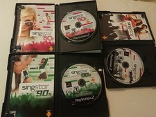 PlayStation 2 - Singstar Lot Of 3 - Rocks - 80s - 90s *All COMPLETE* CiB PS2