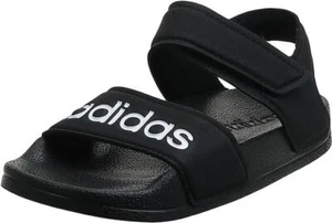 New Adidas Adilette Sandals G26879 Big Kids  Black White 100% ORIGINAL BRAND - Picture 1 of 6