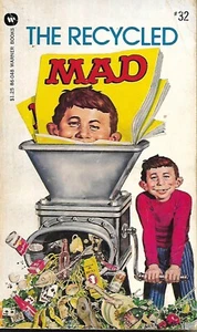 Mad #32, The Recycled, 1972 Warner Paperback Books, Albert B. Feldstein - Picture 1 of 3